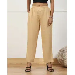 biba Women Relaxed Fit Pants with Insert Pockets-picture-18
