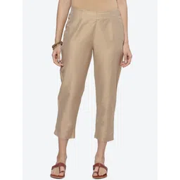 Biba Women Relaxed Mid Rise Trousers-picture-14