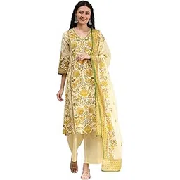 biba Women's Cotton Kurta Set-picture-33