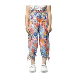 BIBA Girls Girls Multicolor Printed Pants-picture-18