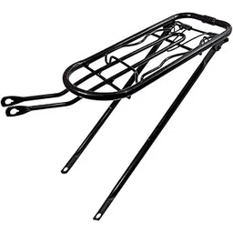 Bicycle Rear Rack Carrier, 26-inch Universal Mount, Black-picture-11