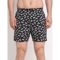 Big Fox Men Black Printed Boxers-picture-40