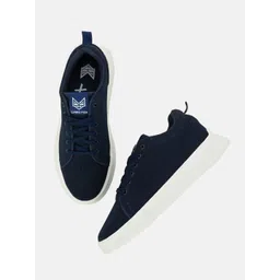 Big Fox Men Textured Round Toe Sneakers-picture-34