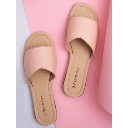 Big Fox Women No Back Strap Open Toe Flats-picture-35