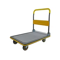 Bigapple 150kg Yellow Mild Steel Single Platform Trolley, TRL-SPH-MT-150-YELLOW-picture-33