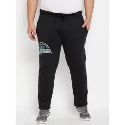 Bigbanana Black Cotton Regular Fit Printed Trackpants-picture-36