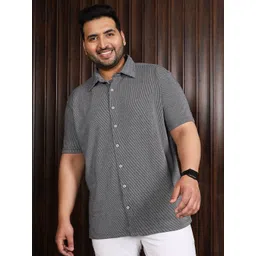 bigbanana Men Knitted Plus Size Pure Cotton Casual Shirt-picture-35