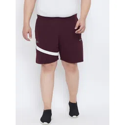 bigbanana Men Maroon Solid Regular Fit Sports Shorts-picture-39