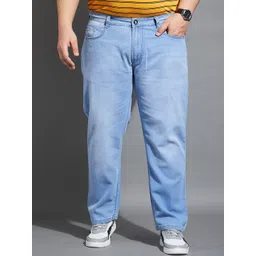 bigbanana Men Plus Size Light Fade Clean Look Stretchable Jeans-picture-22