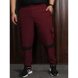 bigbanana Men Plus Size Mid Rise Dry Fit Joggers-picture-26