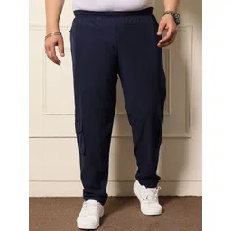 bigbanana Men Plus Size Mid Rise Dry Fit Track Pants-picture-36