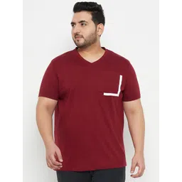 bigbanana Men Plus Size V-Neck Cotton T-shirt-picture-17