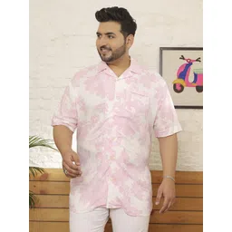 bigbanana Plus Size Floral Printed Short Sleeves Shirt-picture-34