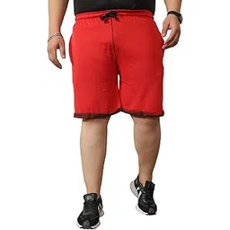 bigbanana Plus Size Men's Regular Fit Solid Shorts-picture-51
