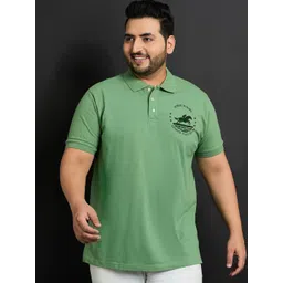 bigbanana Plus Size Polo Collar Cotton T-shirt-picture-45