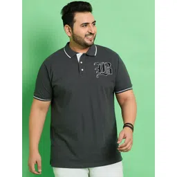 bigbanana Plus Size Polo Collar Cotton T-shirt-picture-39