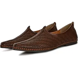 bigboon Men's Ethnic Laser Design Nagra Shoes-picture-54