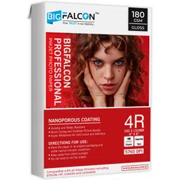 bigfalcon Professional 180 GSM 4R (4X6 Inch) 100 Sheet High Glossy Cast Coated Photo Paper for all Inkjet Printer 4R (102x152mm) 180 gsm Photo Paper-picture-13