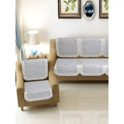 BIGGER FISH Grey 10 Pieces 5 Seater Sofa Covers-picture-13
