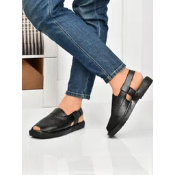 BIGGIE Men Black Sandals-picture-24