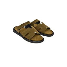 BIGGIE Men Olive Sandals image 5