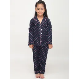 Biglilpeople Girls Printed Night suit-picture-39