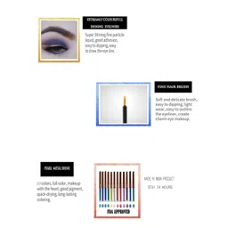 BIGWIG GALLERIA Waterproof Liquid Eyeliner With Vitamin E - 10 ml - Silver image 3