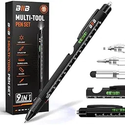 BIIB Gifts for Men, Stocking Stuffers for Men Teens Adults 9 in 1 Multitool Pen, Mens Christmas Gifts for Dad Him Husband, White Elephant Gifts for Adults, Cool Gadgets-picture-10
