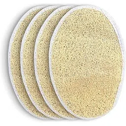 Bikli Natural Bathing Loofah | Organic Plant-Fiber, Biodegradable Bath & Shower Scrubber | loofah for women & Man | pack of 4-picture-23
