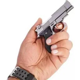 bikrify Mini Beretta Pistol Shape Windproof Jet Flame Refillable Refillable Without Gas Small Pistol/Gun Shaped Heavy Metal Pocket Lighter Pocket Lighter-picture-17