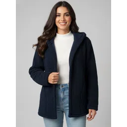 Bilbury Women Fleece Lightweight Open Front Jacket-picture-39