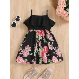 Billion Floral Print Fit & Flare Dress-picture-19