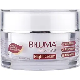 Biluma Advance Skin Brightening Night cream 45 gm, with Vitamin C and hyaluronic acid for even skin tone, dark spots and wrinkles recommended by Dermatologists-picture-44