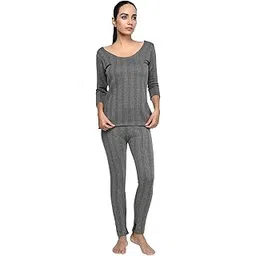 binaca Wonder Women's Luxury Merino Wool Thermals Combo Pack, Set of 2: Inner Thermal Wear Top for Ultimate Warmth & Comfort + Perfect for Winter Leggings-picture-36