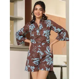 BInfinite Keep It Casual Brown Cotton Comfort Fit Shirt-picture-40