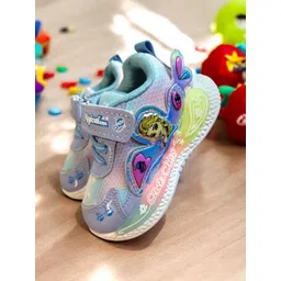 Binos Girls Round Toe Textured Velcro Sneakers-picture-45