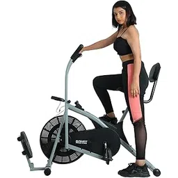 bionfit fitness is bliss BIONFIT® Exercise Cycle for Men & Women with 2 Year Warranty | Air Bike with Tummy Twister & Back Support Seat | Max User Weight: 120 Kg | Best Fat Loss Exercise Machine | DIY Installation-picture-29