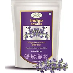 Biotic Natural and Herbal Indigo Powder for Hair Colour - Natural Organic Hair Dye for Black Brown Color for Men Women - 200gm-picture-21