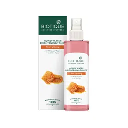 Biotique Honey Water Pore Tightening Brightening Toner- 200ml image 1