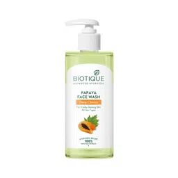 Biotique Papaya Deep Cleanse Face Wash with Neem & Wild Turmeric -300 ml-picture-34