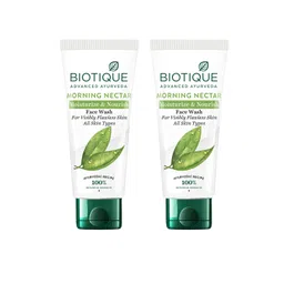 Biotique Set of 2 Bio Morning Nectar Visibly Flawless Face Wash - 100ml each-image-33