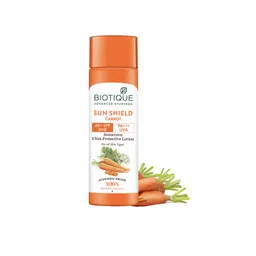 Biotique Sun Shield Carrot 40+SPF UVA UVB Sunscreen Ultra Protective Lotion - 120ml-picture-11