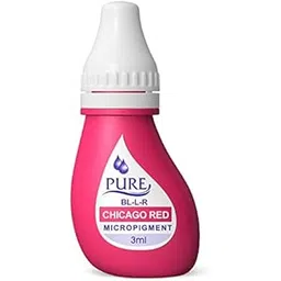 BIOTOUCH Micropigment Pure Chicago Red For Permanent Makeup Microblading Supplies Eyebrow Shading Micropigmentation Cosmetic Tattoo Ink Lip Eyeliner 3ml, Bottle-picture-47