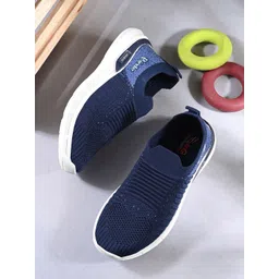 BIRDE Boys Woven Design Slip-On Flyknit Sneakers-picture-31