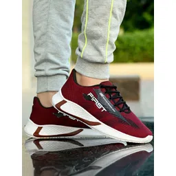 BIRDE Men Mesh Lace-Ups Walking Non-Marking Shoes-picture-39