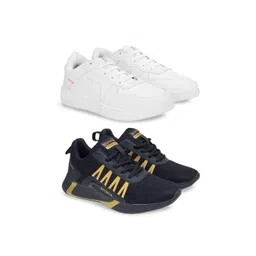 BIRDE Men Pack Of 2 Woven Design Comfortable Lightweight Sneakers-picture-16