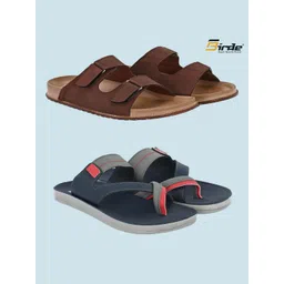 BIRDE Men PU Flip Flops-picture-32