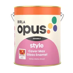 Birla Opus Style Covermax Gloss 20 L Smooth Glossy Finish White Enamel for Metal, Wall and Wood Surface, 962001-picture-17