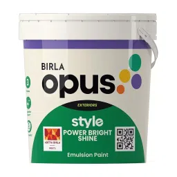 Birla Opus Style Power Bright Shine 20 L White Emulsion Paint for Exterior Walls, 933022 (Bucket of 20 L)-picture-27