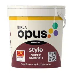 Birla Opus Style Super Smooth 5 Kg White Acrylic Distemper for Interior Walls, 943011 (Pack of 5 Kg)-picture-42